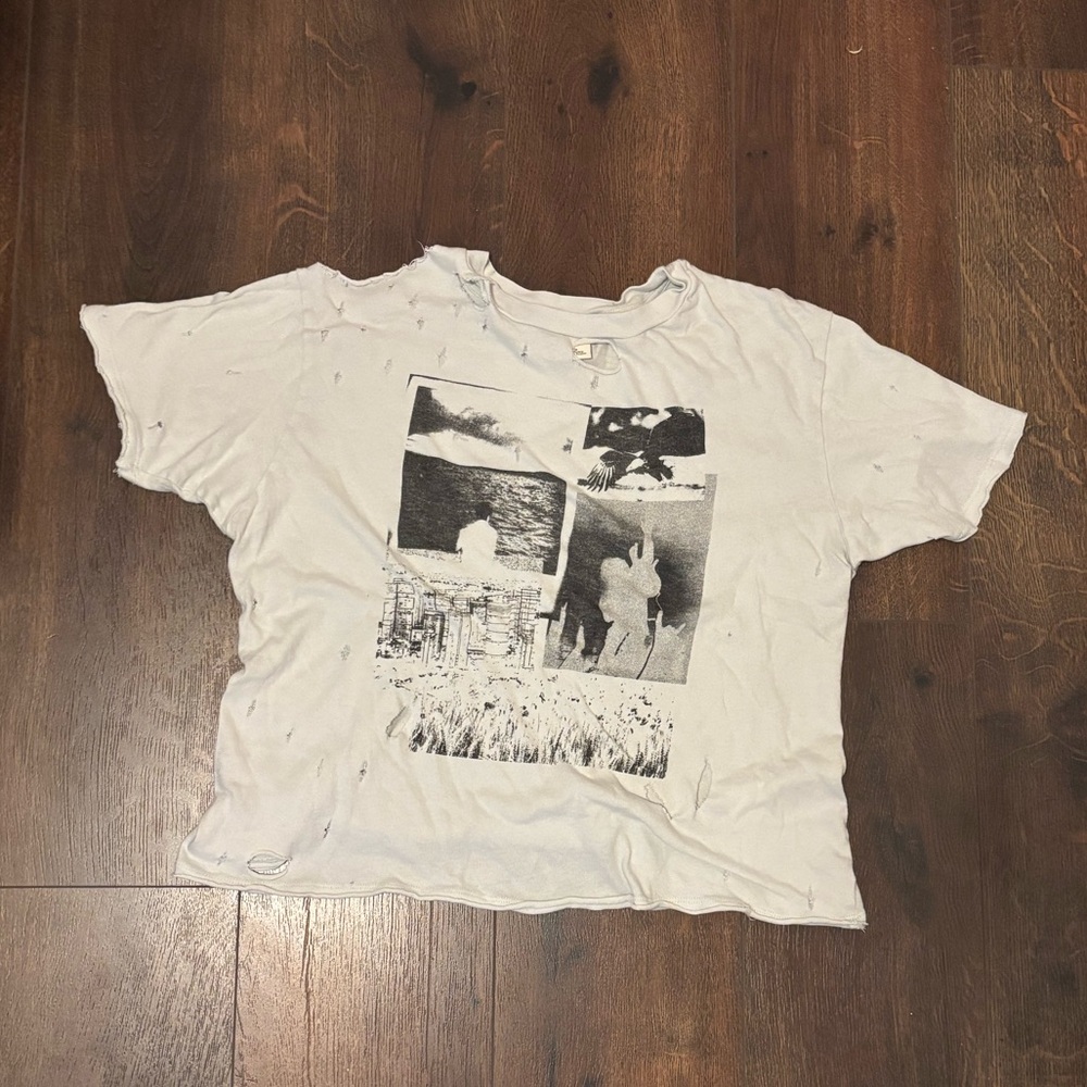 Urban Outfitters slightly cropped vintage looking graphic tee. Size medium.